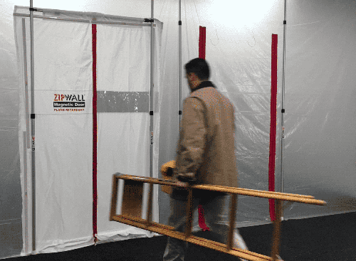 Keep Construction Dust Contained With Zipwall Dust Barriers