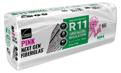 Pink Next Gen Fiberglas Insulation